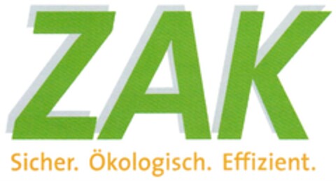 ZAK Sicher. Ökologisch. Effizient. Logo (DPMA, 24.12.2014)