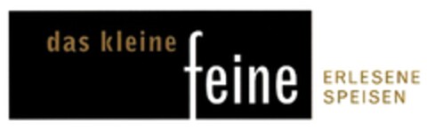 das kleine feine ERLESENE SPEISEN Logo (DPMA, 07/07/2015)