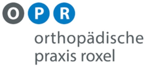 OPR orthopädische praxis roxel Logo (DPMA, 23.12.2016)