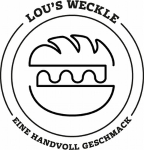 LOU'S WECKLE EINE HANDVOLL GESCHMACK Logo (DPMA, 16.10.2017)