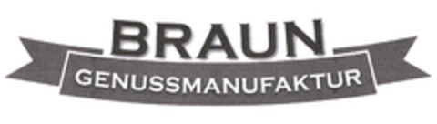 BRAUN GENUSSMANUFAKTUR Logo (DPMA, 25.01.2019)