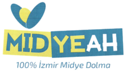 MIDYEAH 100% Izmir Midye Dolma Logo (DPMA, 26.11.2020)