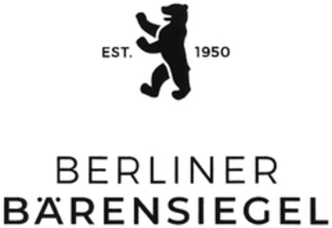 EST. 1950 BERLINER BÄRENSIEGEL Logo (DPMA, 07/13/2021)