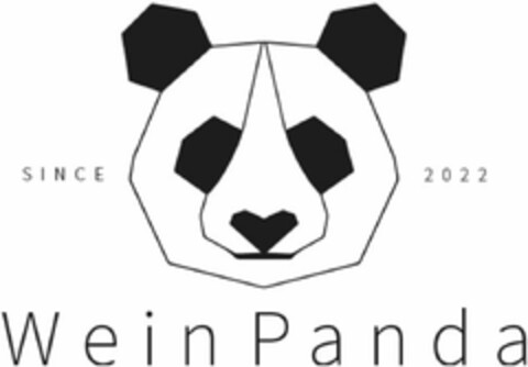 WeinPanda SINCE 2022 Logo (DPMA, 29.08.2022)