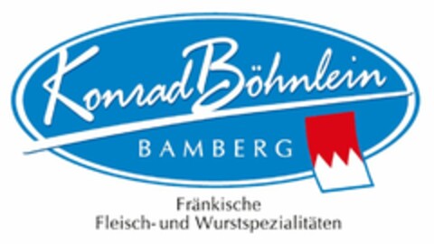 KonradBöhnlein BAMBERG Fränkische Fleisch- und Wurstspezialitäten Logo (DPMA, 19.06.2023)