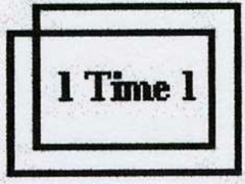 1 Time 1 Logo (DPMA, 06/15/2002)