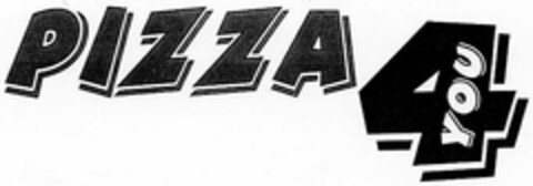 PIZZA 4 YOU Logo (DPMA, 21.06.2002)