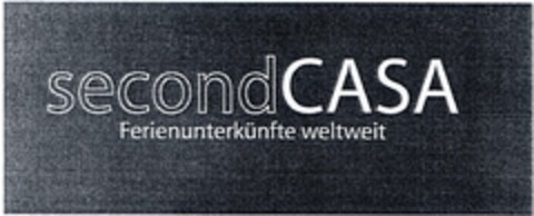 secondCASA Ferienunterkünfte weltweit Logo (DPMA, 08.04.2004)
