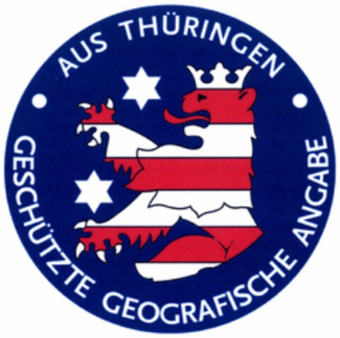 AUS THÜRINGEN Logo (DPMA, 21.10.2004)