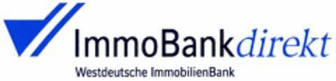 ImmoBank direkt Westdeutsche Immobilienbank Logo (DPMA, 10/18/2005)