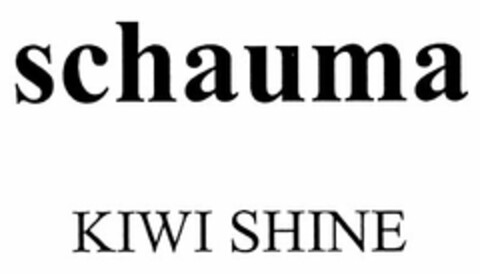 schauma KIWI SHINE Logo (DPMA, 11.08.2006)