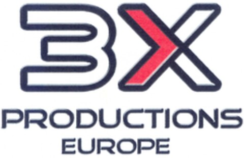 3X PRODUCTIONS EUROPE Logo (DPMA, 12.10.2006)