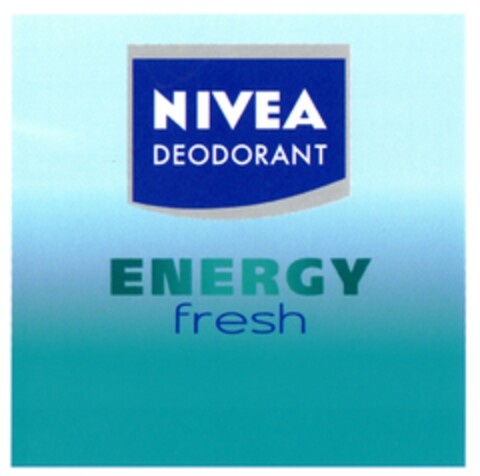 NIVEA DEODORANT ENERGY fresh Logo (DPMA, 17.11.2006)