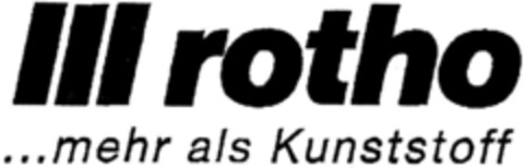 rotho ... mehr als Kunststoff Logo (DPMA, 23.08.1995)