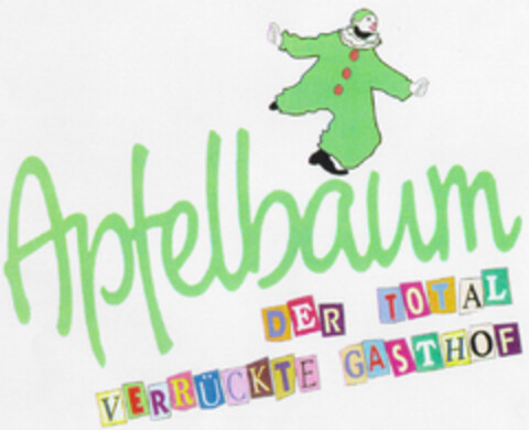 Apfelbaum DER TOTAL VERRÜCKTE GASTHOF Logo (DPMA, 07.10.1995)