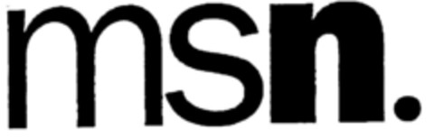 msn. Logo (DPMA, 03.11.1995)