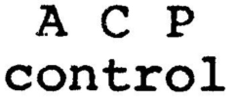 ACP control Logo (DPMA, 17.02.1997)