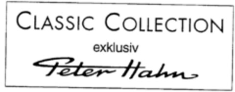 CLASSIC COLLECTION  exklusiv  Peter Hahn Logo (DPMA, 14.03.1997)