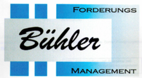 Bühler FORDERUNGS MANAGEMENT Logo (DPMA, 06.02.1998)
