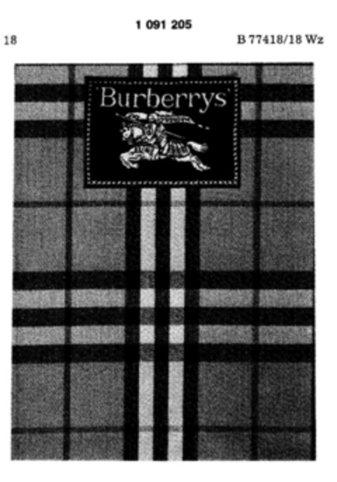 Burberrys Logo (DPMA, 06.08.1985)