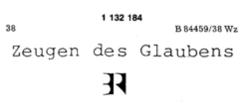 Zeugen des Glaubens BR Logo (DPMA, 05/05/1988)