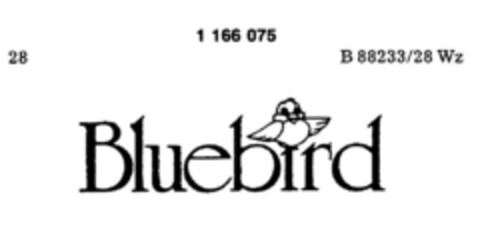 Bluebird Logo (DPMA, 12.09.1989)