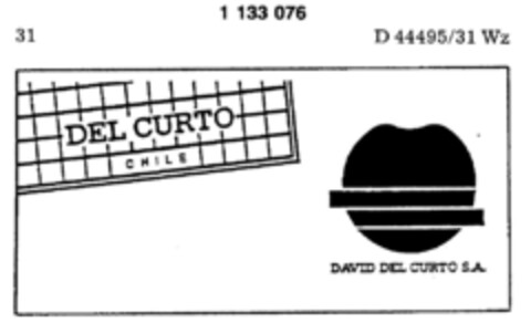 DAVID DEL CURTO S.A. Logo (DPMA, 25.03.1988)