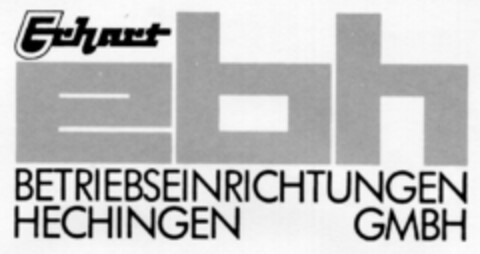 ebh BETRIEBSEINRICHTUNGEN Logo (DPMA, 07/03/1980)