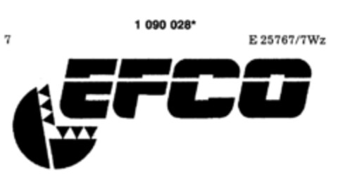 EFCO Logo (DPMA, 21.03.1986)