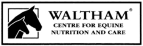 WALTHAM CENTRE FOR EQUINE NUTRITION AND CARE Logo (DPMA, 05/22/1991)