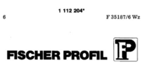 FISCHER PROFIL FP Logo (DPMA, 23.03.1987)