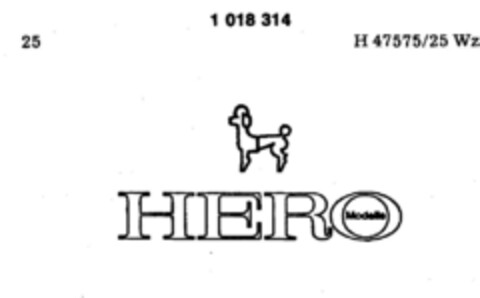 HERO Modelle Logo (DPMA, 12.06.1980)