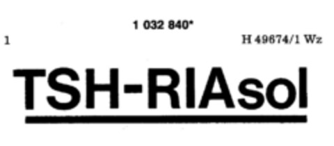 TSH-RIAsol Logo (DPMA, 09.02.1982)