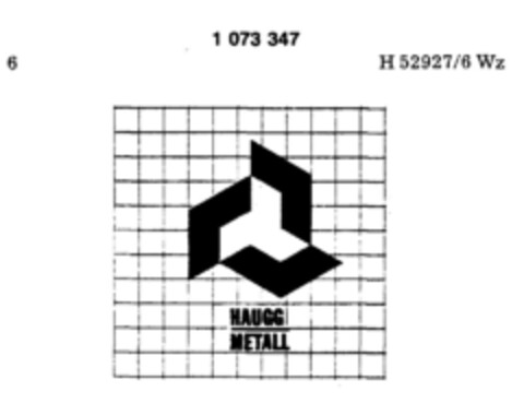 HAUGG METALL Logo (DPMA, 05.07.1984)