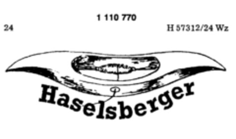 Haselsberger Logo (DPMA, 02/13/1987)