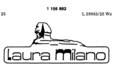 Laura Milano Logo (DPMA, 11/15/1985)