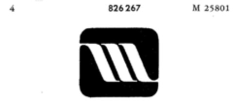 826267 Logo (DPMA, 04.03.1966)