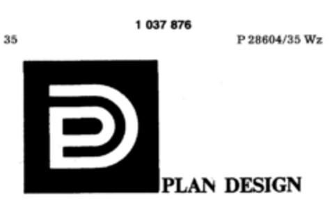 PLAN DESIGN Logo (DPMA, 17.09.1981)