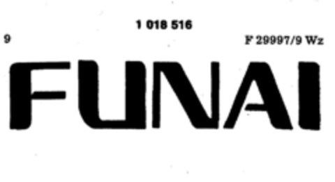 FUNAI Logo (DPMA, 27.08.1980)