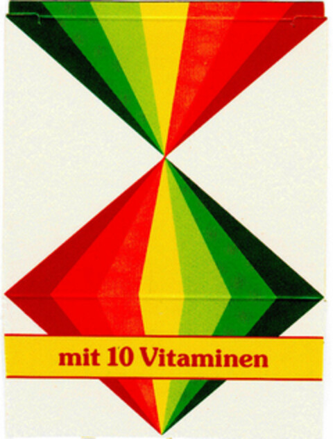 mit 10 Vitaminen Logo (DPMA, 11/07/1991)