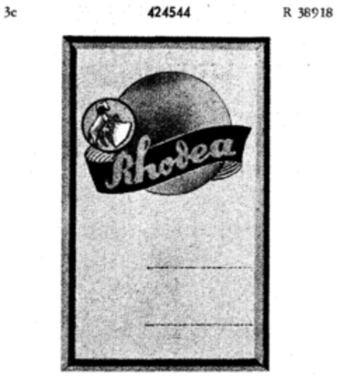 Rhodea Logo (DPMA, 01.05.1930)