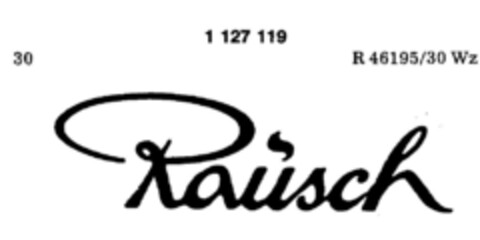 Rausch Logo (DPMA, 11.01.1988)