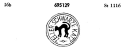 ZELLER SCHWARZ KATZ Logo (DPMA, 27.03.1952)