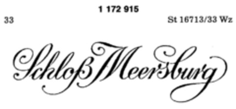 Schloß Meersburg Logo (DPMA, 10.04.1990)