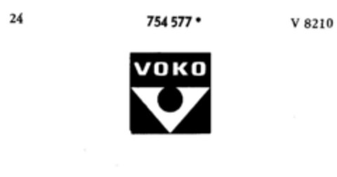 VOKO V Logo (DPMA, 06/28/1961)