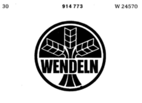 WENDELN Logo (DPMA, 22.12.1972)