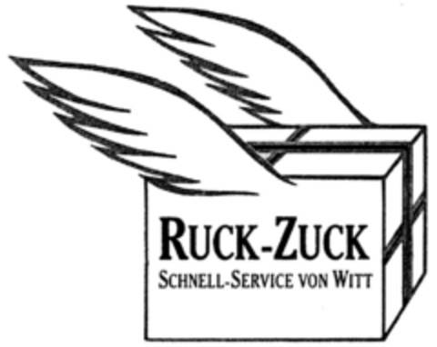 RUCK-ZUCK SCHNELL-SERVICE VON WITT Logo (DPMA, 06.12.1990)