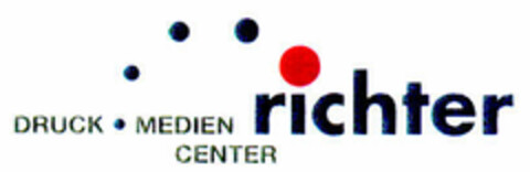 richter DRUCK·MEDIENCENTER Logo (DPMA, 17.04.2001)
