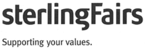sterlingFairs Supporting your values. Logo (DPMA, 03.06.2008)
