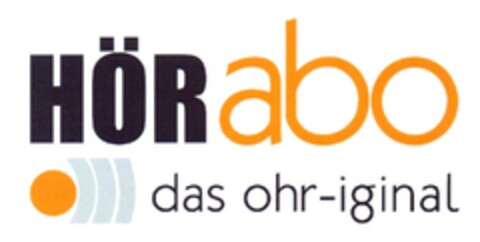 HÖR abo das ohr-iginal Logo (DPMA, 01/14/2009)